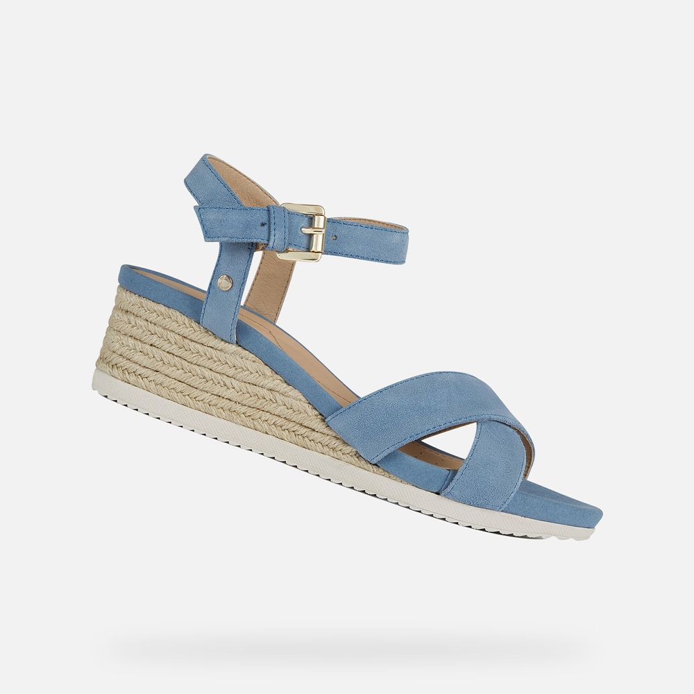 Sandales Geox Ischia - Bleu - Femme 690487-VXF